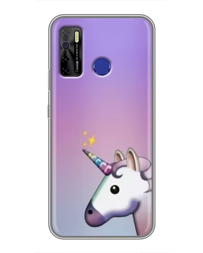 Чехол для TECNO Camon 15 с картинкой «Единорог градиент» Чехол для TECNO Camon 15 с картинкой «Единорог градиент»