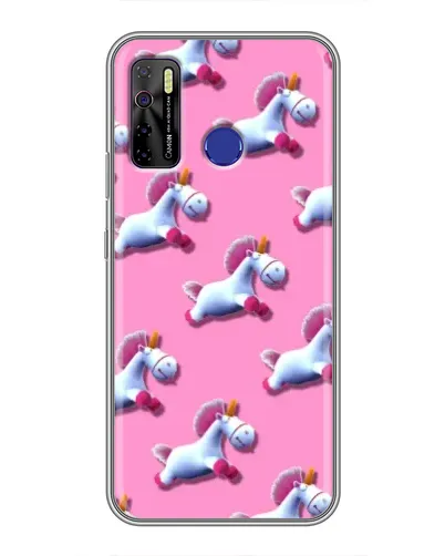 Чехол для TECNO Camon 15 с картинкой «Единороги на розовом» Чехол для TECNO Camon 15 с картинкой «Единороги на розовом»
