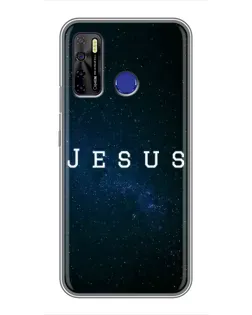 Чехол для TECNO Camon 15 с картинкой «Звездное небо Jesus»