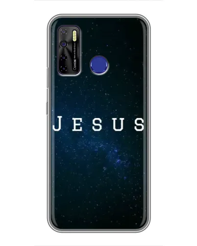 Чехол для TECNO Camon 15 с картинкой «Звездное небо Jesus»