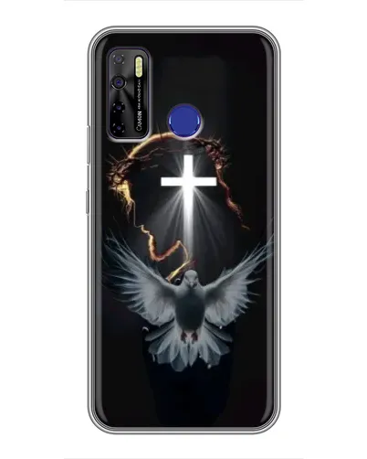 Чехол для TECNO Camon 15 с картинкой «Голубь и Свет»