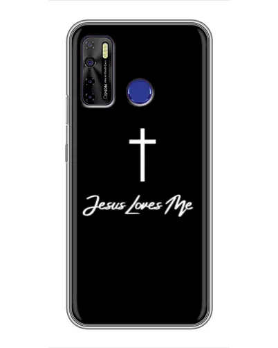 Чехол для TECNO Camon 15 с картинкой «Иисус любит тебя»