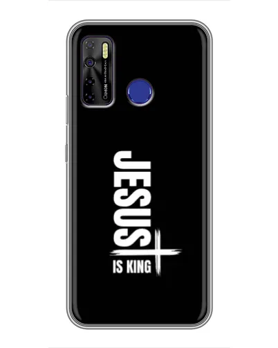 Чехол для TECNO Camon 15 с картинкой «Вертикаль веры Jesus»