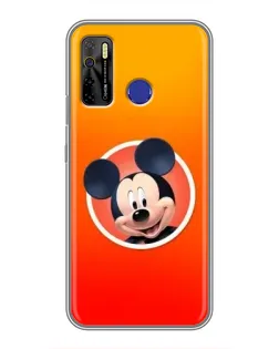 Чехол для TECNO Camon 15 с картинкой «Mickey в круге»
