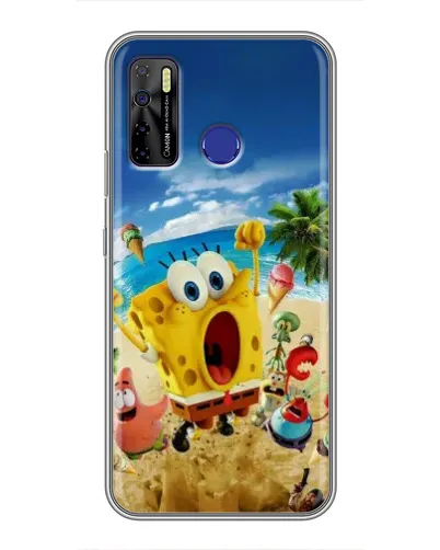 Чехол для TECNO Camon 15 с картинкой «Развлечения на пляже»