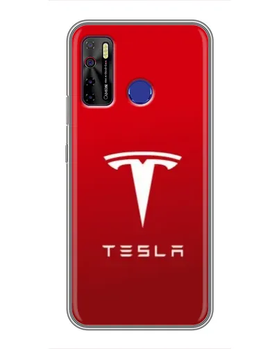 Чохол для TECNO Camon 15 з картинкою «Tesla Red Classic»