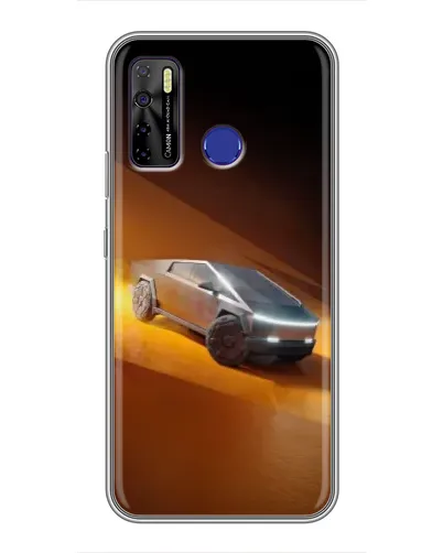 Чохол для TECNO Camon 15 з картинкою «Cybertruck у пустелі»