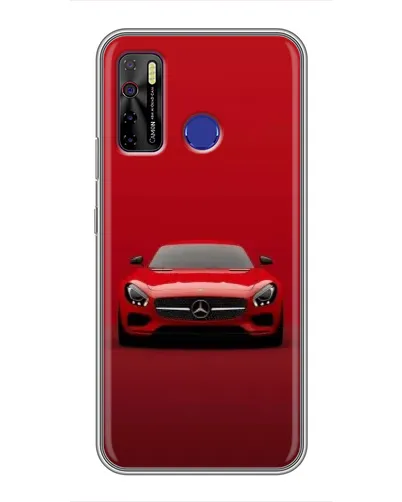 Чохол для TECNO Camon 15 з картинкою «Червоний Mercedes AMG»