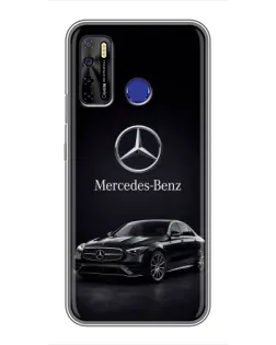 Чохол для TECNO Camon 15 з картинкою «Mercedes — решітка радіатора»