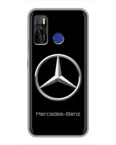 Чохол для TECNO Camon 15 з картинкою «Mercedes Silver Logo»