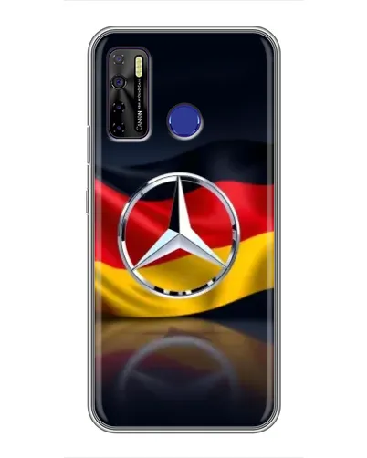 Чохол для TECNO Camon 15 з картинкою «Mercedes — прапор Німеччини»