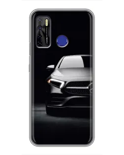 Чохол для TECNO Camon 15 з картинкою «Світло фар Mercedes»