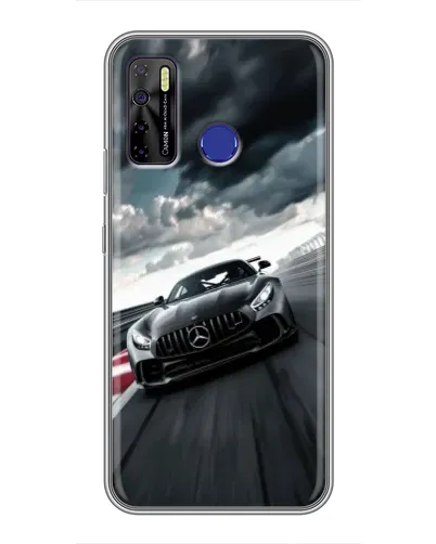 Чохол для TECNO Camon 15 з картинкою «Гоночний Mercedes AMG»