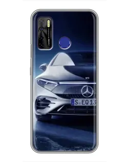 Чохол для TECNO Camon 15 з картинкою «Mercedes EQ — майбутнє»