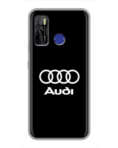 Чехол для TECNO Camon 15 с картинкой «Классическое лого Audi»