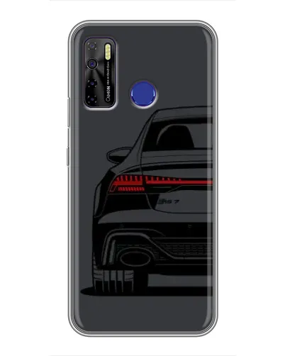 Чехол для TECNO Camon 15 с картинкой «Задняя часть Audi — арт»