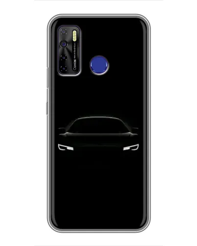 Чехол для TECNO Camon 15 с картинкой «Взгляд Audi в темноте»