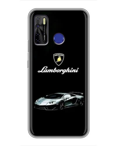 Чохол для TECNO Camon 15 з картинкою «Логотип Lamborghini класика»