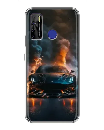 Чохол для TECNO Camon 15 з картинкою «Lamborghini димна естетика»