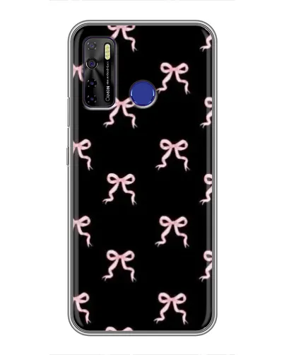 Чехол для TECNO Camon 15 с картинкой «Бант-цветок»
