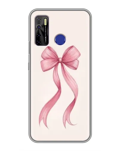 Чехол для TECNO Camon 15 с картинкой «Розовый бант»