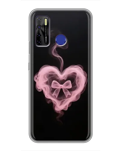 Чехол для TECNO Camon 15 с картинкой «Дымчатое сердце»