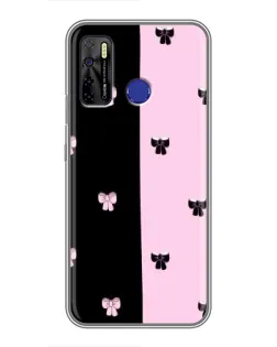 Чехол для TECNO Camon 15 с картинкой «Контрастные банты»