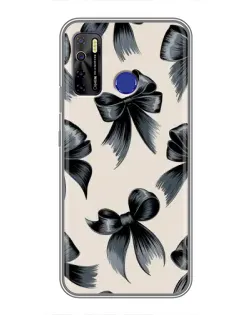 Чехол для TECNO Camon 15 с картинкой «Банты Coquette»