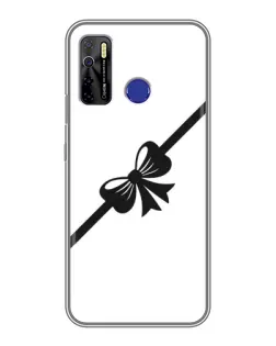 Чехол для TECNO Camon 15 с картинкой «Диагональный бант»