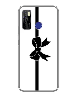 Чехол для TECNO Camon 15 с картинкой «Вертикальный бант»