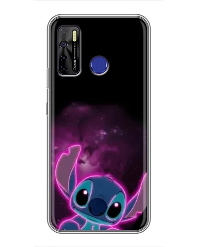 Чехол для TECNO Camon 15 с картинкой «Неоновый Stitch»