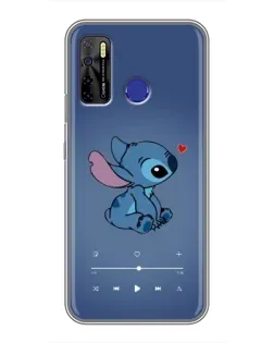 Чехол для TECNO Camon 15 с картинкой «Музыкальный Stitch»