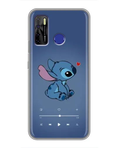 Чехол для TECNO Camon 15 с картинкой «Музыкальный Stitch»
