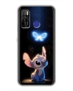 Чехол для TECNO Camon 15 с картинкой «Сияющий Стич»