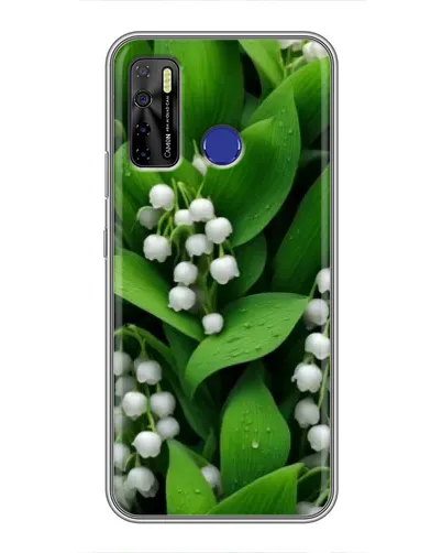 Чохол для TECNO Camon 15 з картинкою «Конвалії в зелені»