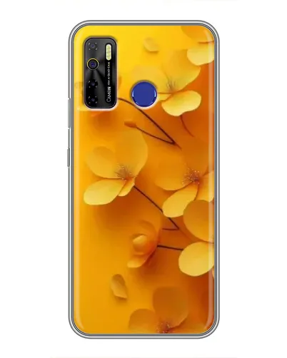 Чохол для TECNO Camon 15 з картинкою «Золоті пелюстки»