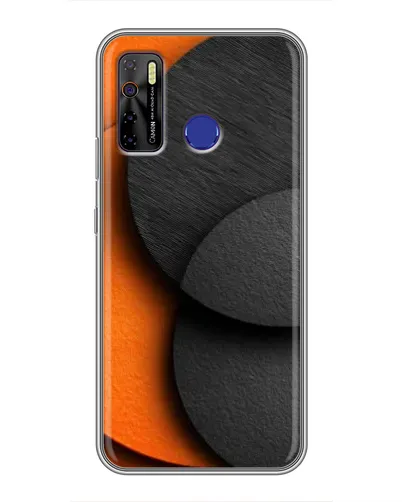 Чохол для TECNO Camon 15 з картинкою «Геометрія помаранчевих кіл» Чохол для TECNO Camon 15 з картинкою «Геометрія помаранчевих кіл»