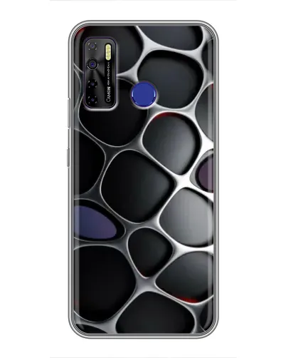 Чохол для TECNO Camon 15 з картинкою «Об'ємна темна решітка» Чохол для TECNO Camon 15 з картинкою «Об'ємна темна решітка»