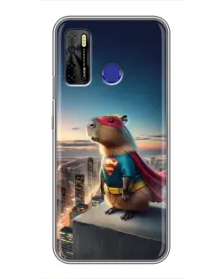 Чохол для TECNO Camon 15 з картинкою «Капі-мен супергерой»
