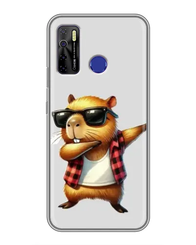 Чохол для TECNO Camon 15 з картинкою «Капібара репер даб» Чохол для TECNO Camon 15 з картинкою «Капібара репер даб»
