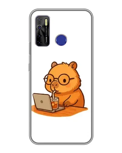 Чохол для TECNO Camon 15 з картинкою «Капібара з ноутбуком» Чохол для TECNO Camon 15 з картинкою «Капібара з ноутбуком»