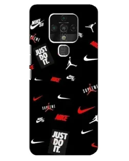 Чохол для TECNO Camon 16 Pro з картинкою «Nike Mix Pattern»