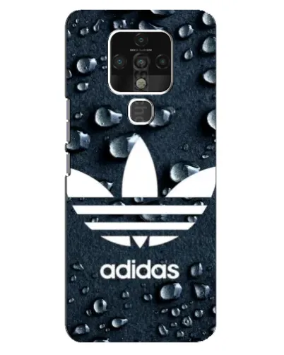 Чехол для TECNO Camon 16 Pro с картинкой «Adidas Trefoil Blue»