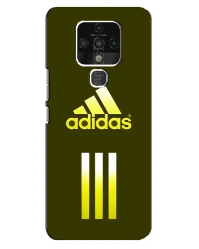 Чехол для TECNO Camon 16 Pro с картинкой «Оливковый градиент Adidas»
