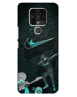 Чехол для TECNO Camon 16 Pro с картинкой «Спортивный арт Nike» Чехол для TECNO Camon 16 Pro с картинкой «Спортивный арт Nike»