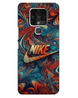 Чехол для TECNO Camon 16 Pro с картинкой «Nike в абстракции»