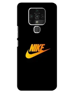 Чехол для TECNO Camon 16 Pro с картинкой «Золотой логотип Nike»