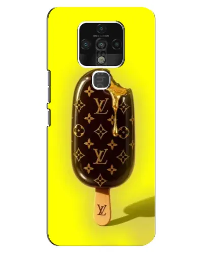 Чехол для TECNO Camon 16 Pro с картинкой «Мороженое от LV»