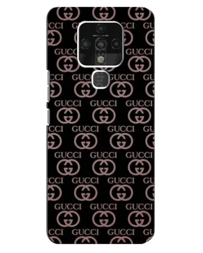 Чехол для TECNO Camon 16 Pro с картинкой «Классическая монограмма Gucci»