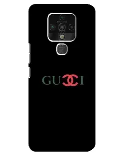Чехол для TECNO Camon 16 Pro с картинкой «Gucci — красный градиент»